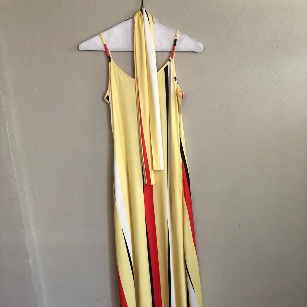 Long Striped Maxi Dress